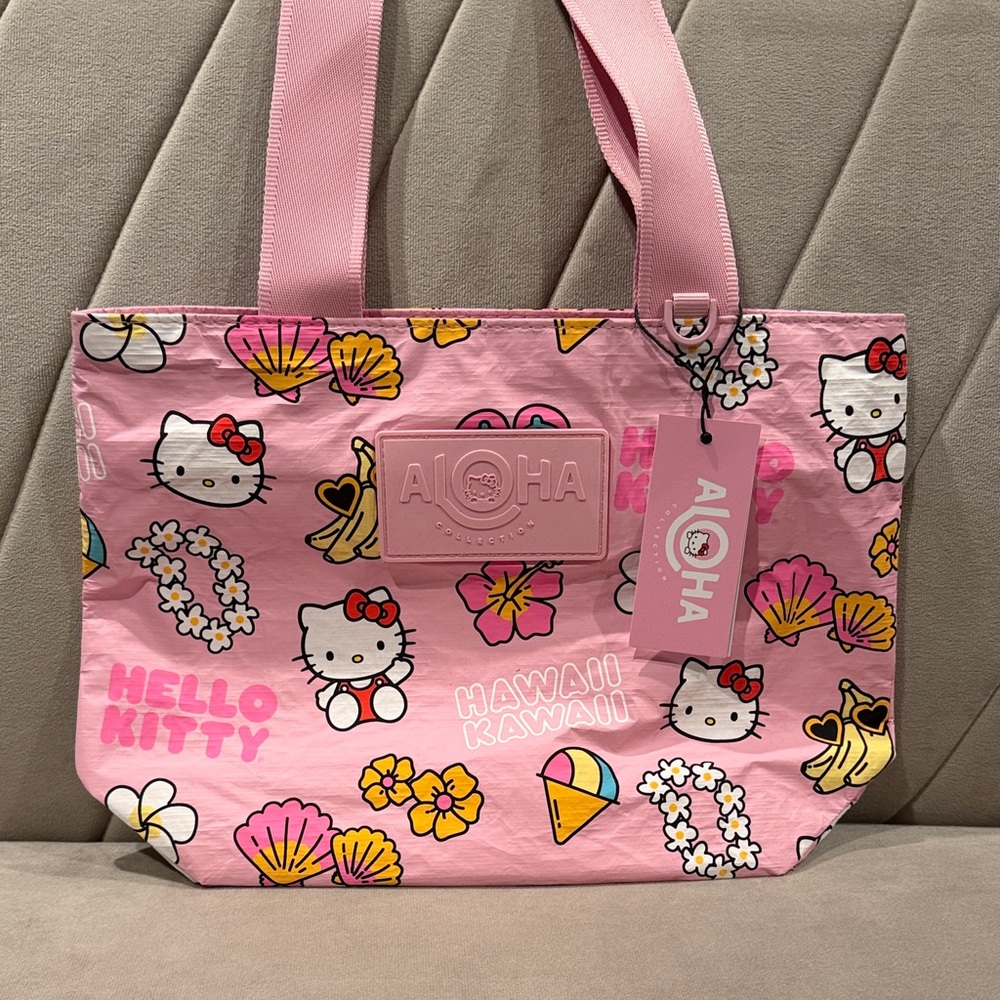 Aloha Collection Hello Kitty Kawaii Pink Tote Bag